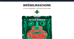 Desktop Screenshot of broeselmaschine.de