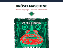 Tablet Screenshot of broeselmaschine.de